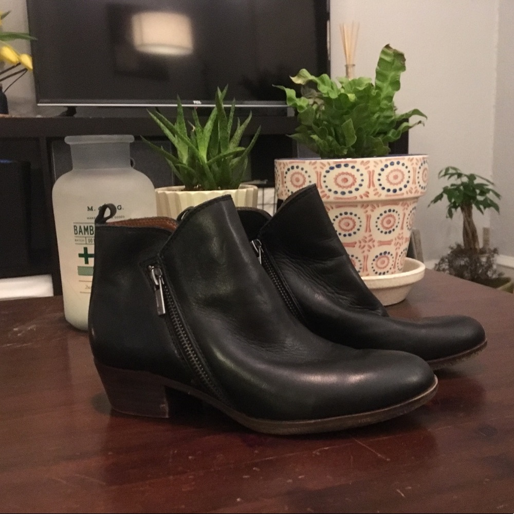 Lucky Brand black ankle boots